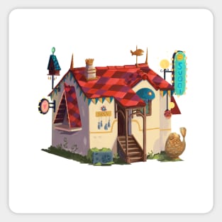 Happy tiny house Sticker